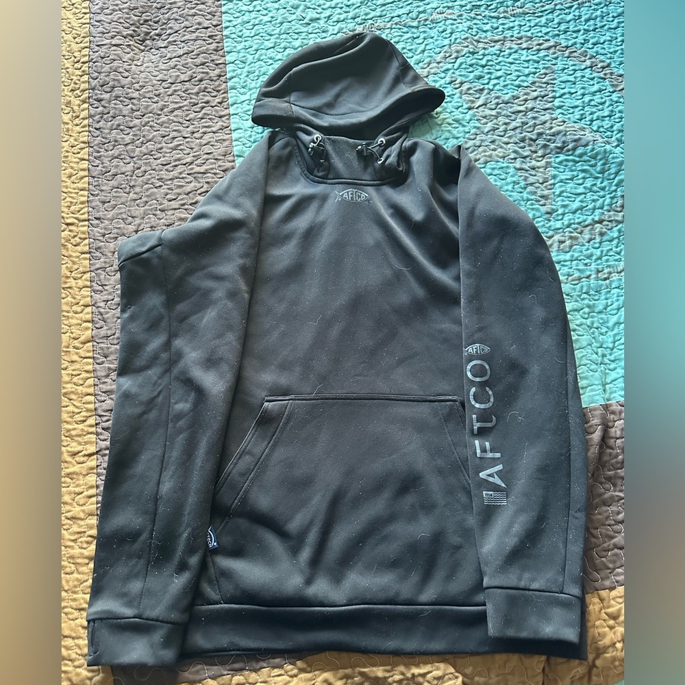 Men’s AFTCO Black shadow hoodie